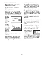 Preview for 21 page of NordicTrack E 4.1 NTEVEL75012.0 User Manual