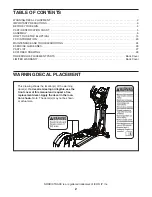 Preview for 2 page of NordicTrack E 5.5 Elliptical User Manual