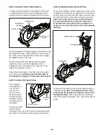 Preview for 16 page of NordicTrack E 5.5 Elliptical User Manual