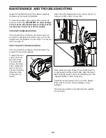 Preview for 24 page of NordicTrack E 5.5 Elliptical User Manual