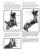 Preview for 15 page of NordicTrack E 7.0 User Manual