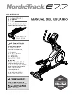 NordicTrack E 7.7 (Spanish) Manual Del Usuario preview