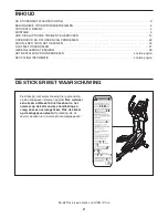 Предварительный просмотр 2 страницы NordicTrack E10 Rear Drive Elliptical (Dutch) Gebruiksaanwijzing