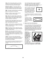 Preview for 18 page of NordicTrack E11.0 Elliptical Manual