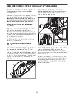 Preview for 22 page of NordicTrack E7.0 Elliptical (Dutch) Gebruiksaanwijzing