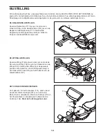 Preview for 14 page of NordicTrack E8200 Competition Bench (Dutch) Gebruiksaanwijzing