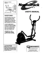 Preview for 1 page of NordicTrack Elipse 910e Manual