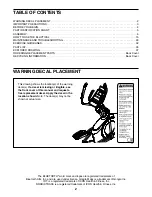 Preview for 2 page of NordicTrack Elite 11.0 NTEVEL99915.1 User Manual