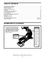 Предварительный просмотр 2 страницы NordicTrack Elite 14.7 Elliptical Manual