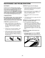 Предварительный просмотр 27 страницы NordicTrack Elite 1500 User Manual