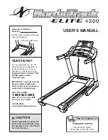 NordicTrack Elite 4200 Treadmill User Manual preview