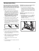 Предварительный просмотр 30 страницы NordicTrack ELITE 9500 PRO User Manual