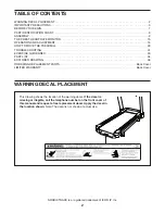 Preview for 2 page of NordicTrack Elite 9700 Pro Treadmill Manual