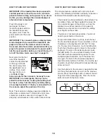 Preview for 18 page of NordicTrack Elite 9700 Pro Treadmill Manual