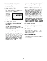 Preview for 27 page of NordicTrack Elite 9700 Pro Treadmill Manual