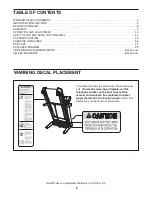 Предварительный просмотр 2 страницы NordicTrack Elite XT User Manual