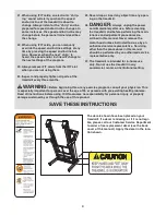 Preview for 4 page of NordicTrack Ex 3300 Manual