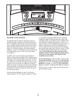 Preview for 12 page of NordicTrack Ex 3300 Manual