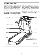 Предварительный просмотр 6 страницы NordicTrack Ex3600 Treadmill User Manual