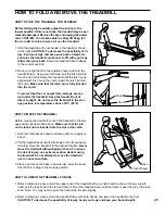 Предварительный просмотр 25 страницы NordicTrack Exp 3000 Treadmill User Manual