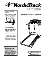 NordicTrack Exp 3000 (French) Manuel De L'Utilisateur preview