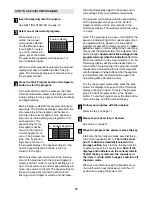 Preview for 15 page of NordicTrack EXP1000 User Manual