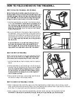 Preview for 22 page of NordicTrack EXP1000 User Manual