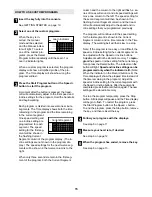 Preview for 15 page of NordicTrack Exp2000x User Manual