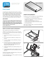 Preview for 1 page of NordicTrack Freestrider 35 Si Elliptical Manual