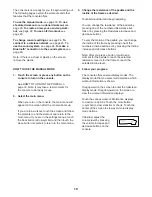 Preview for 19 page of NordicTrack FS10i User Manual