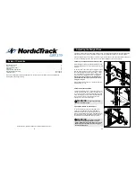 Preview for 2 page of NordicTrack GRT 270 User Manual