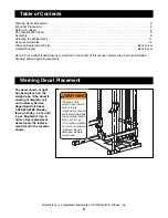 Preview for 2 page of NordicTrack GRT 400 User Manual