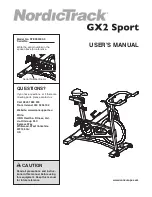 NordicTrack GX2 Sport NTEX03009.3 User Manual preview