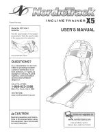NordicTrack Incline Trainer NTK1494.1 User Manual preview
