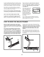 Preview for 26 page of NordicTrack Incline Trainer X11 User Manual