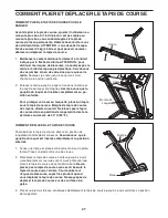 Предварительный просмотр 27 страницы NordicTrack NCTL17810.0 (French) Manuel De L'Utilisateur