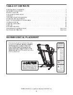 Preview for 2 page of NordicTrack NETL12812.0 User Manual