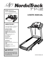 NordicTrack NETL17812.0 User Manual preview