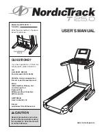 NordicTrack NETL25711.1 User Manual preview