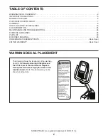 Предварительный просмотр 2 страницы NordicTrack NORDICTRACK GX 4.5 User Manual