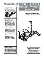 Preview for 1 page of NordicTrack NTB14920 User Manual