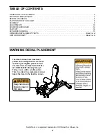 Preview for 2 page of NordicTrack NTB14920 User Manual