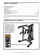 Preview for 2 page of NordicTrack NTB49030 User Manual