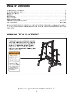 Preview for 2 page of NordicTrack NTB58030 User Manual