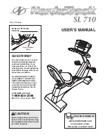 NordicTrack NTC07942 User Manual preview