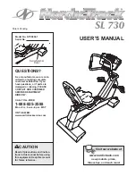 NordicTrack NTC0894.1 User Manual preview