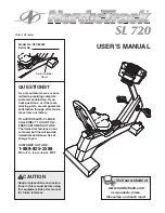 NordicTrack NTC69020 User Manual preview