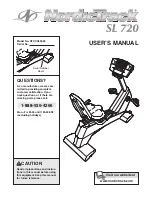 Preview for 1 page of NordicTrack NTCCC69023 User Manual