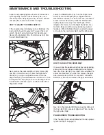 Preview for 22 page of NordicTrack NTCCC69023 User Manual