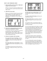 Preview for 17 page of NordicTrack NTCW90907.3 User Manual